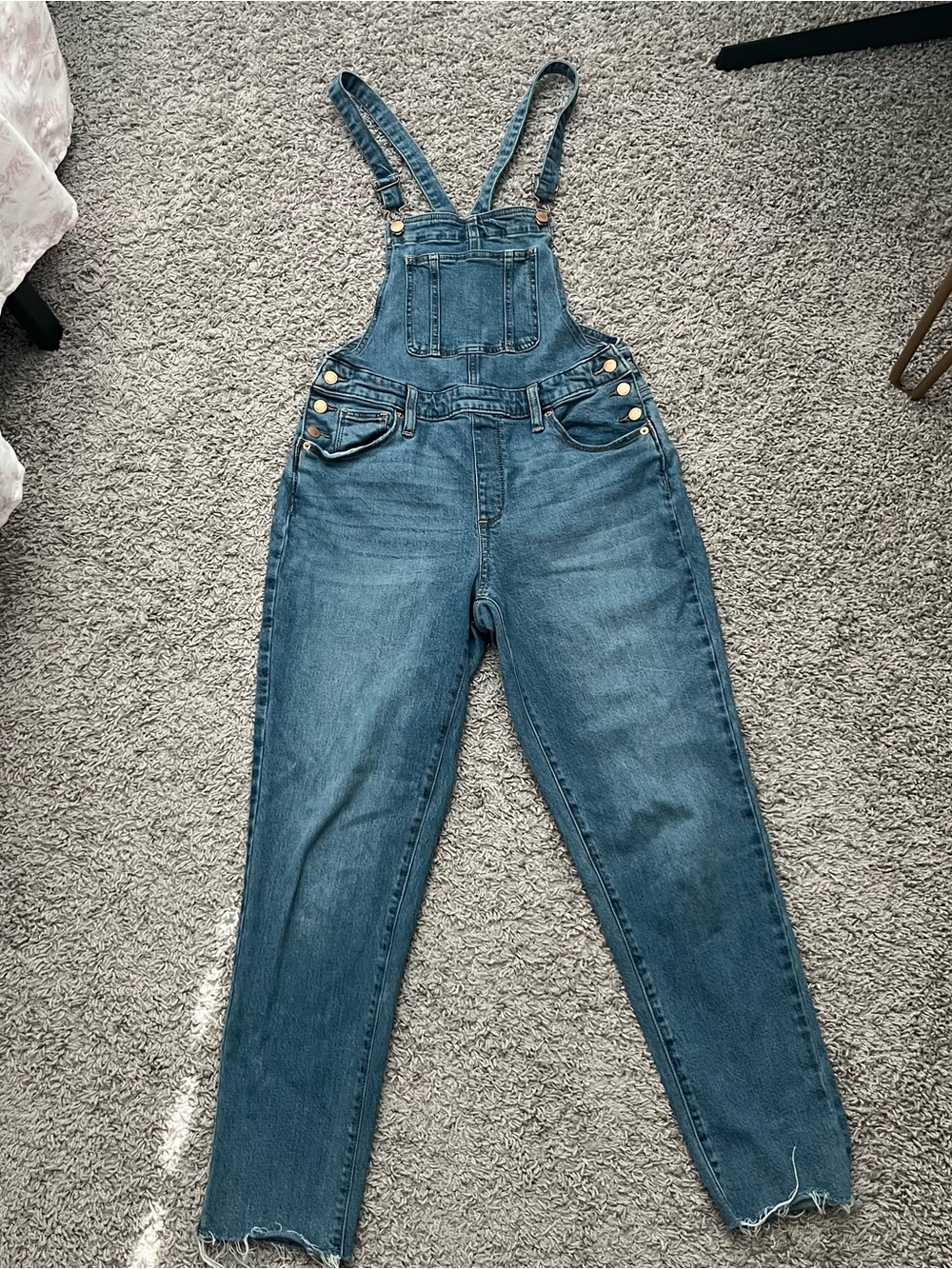 Denim overalls